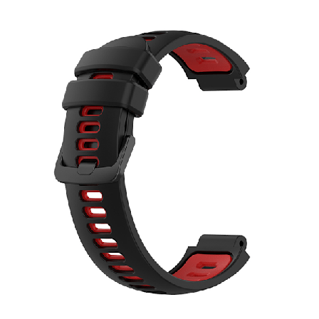 Silikonarmband till Garmin Forerunner 220 / 735XT / 235 - Svart