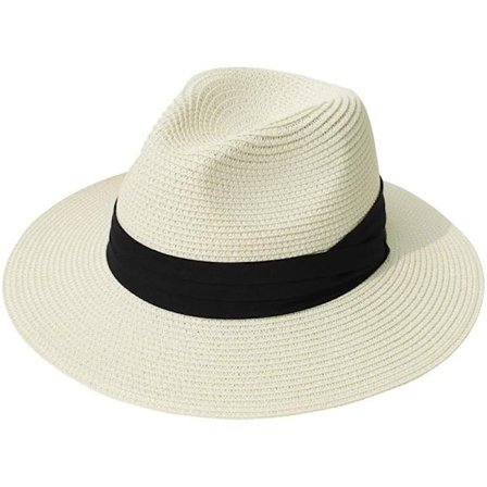 Damer Panamahatt Sommar Solhatt Halmhatt Strandhatt Anti-UV UPF 50+