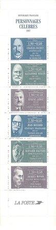 Frankrig 1987 - YT BC2460A - Berømte Personer hæfte
