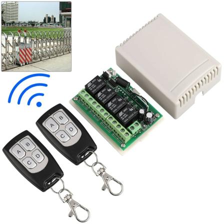 Relä Trådlös Rf Fjärrkontroll Switch & Transmitter