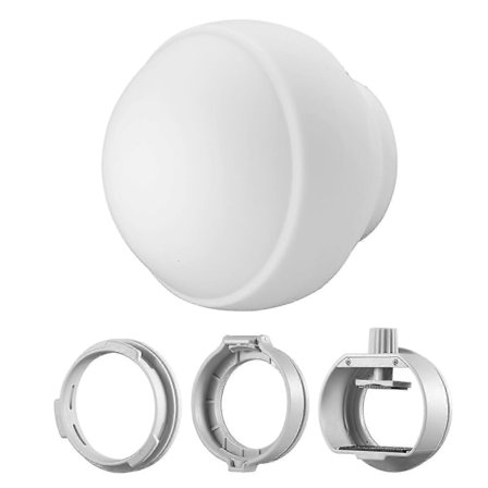 Godox ML-CD15 Diffuser Dome Kit med 3 Adaptrar för Fotograferingsljus Blixt Studiofotografering Portr