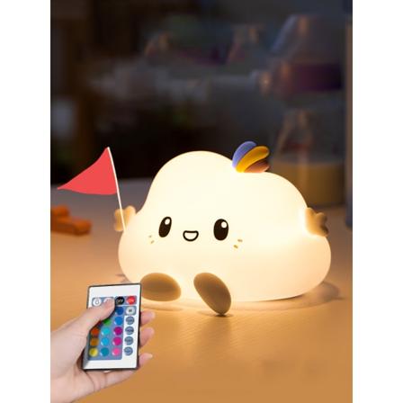 Pieni yövalo, pieni silikoninen simpukankuori yövalo, seitsemän värin simpukankuori lamppu, USB ladattava yövalo 7 vaihtuvalla LED-värillä, kannettava