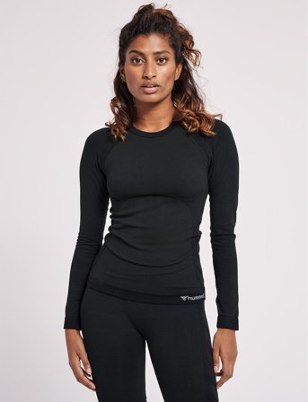 Hummel Hmlclea Seamless Tight T-Shirt L/S - Black - M