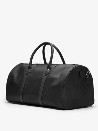 John Henric Herr Svart Weekend Bag Como Storlek Onesize