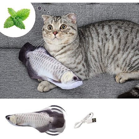 Kissan lelu, interaktiivinen sähköinen kalaleikki, liikkuva kalaleikki