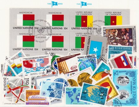 Symboler/logoer - Frimærkepakke - Stemplet