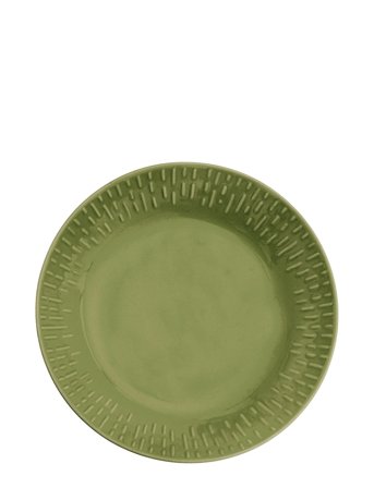 Confetti Pasta Plate W/Relief 1 Pcs Giftbox Green Aida
