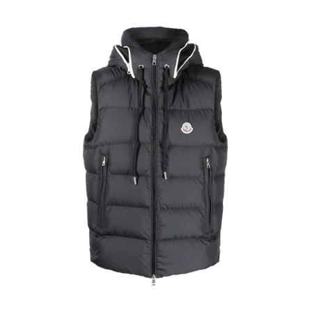 Moncler Cardere Dunjakke - Navy , Blauw , Heren , Maat: M/L Bodywarmers