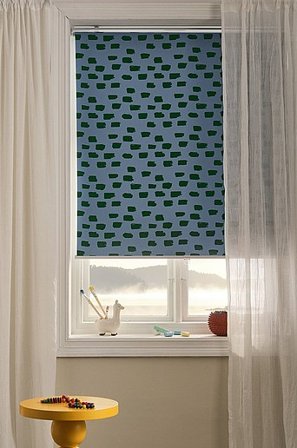 Jotex - Rullgardin - Höjd 165 Cm Blå/grön WYANDRA - Köp Barngardiner hos Jotex