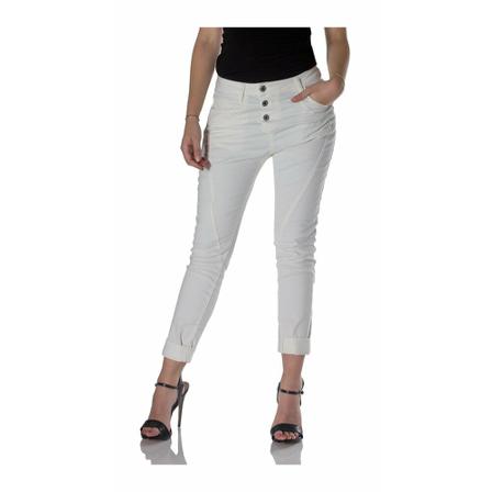 Please Women's Jeans , Wit , Dames , Maat: L