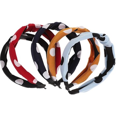 Hårband för kvinnor Hårband Håraccessoar Bred Korsknuten Enkel Stil 5-pack