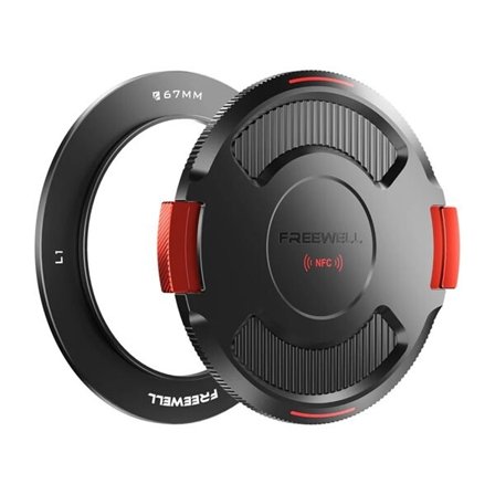 Freewell 67 mm:n pohjarengas, jossa on kansi Real Locking VND:lle