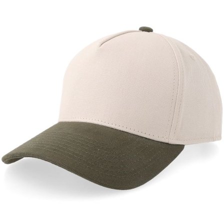 Equip - Beige adjustable Keps - Beige/Olive Canvas A-frame Adjustable @ Hatstore