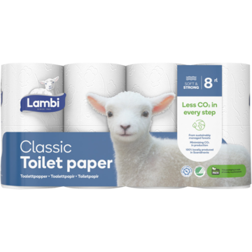 TOALETTPAPIR LAMBI CLASSIC