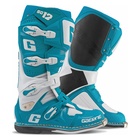 Crossstiefel Gaerne SG12 Cyan/Weiß 43
