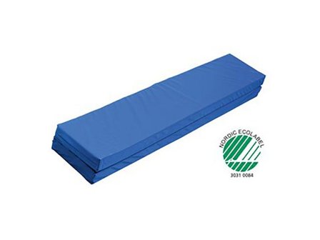 Vilmadrass vikbar, blå - Lyreco - Skolmöbler och inredning - Vila och sova - Sängar, madrasser och tillbehör