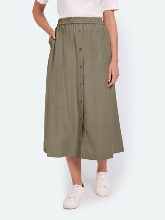 SIGNATURE - Nederdel - Lys Khaki