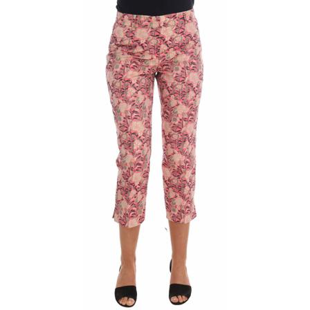 Dolce & Gabbana, Straight Trousers Czerwony, Kobieta, Rozmiar: S