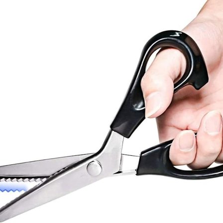 Stofsaks, zigzagsaks, professionel skræddersaks, kantsaks til stoffer KLB