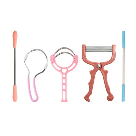 Vårfjær Facial Hair Remover Øyenbryn Ansikts Epilator Spiral Bærbar Ha