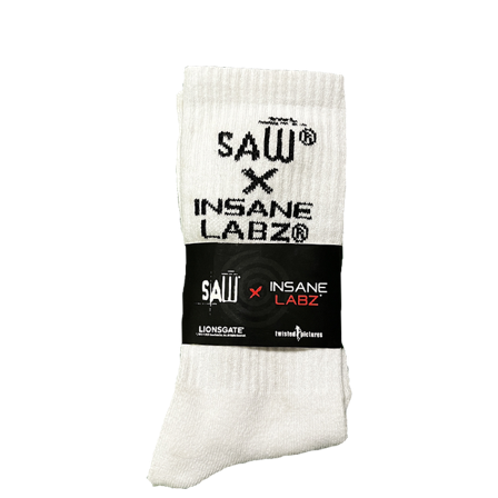 Insane Labz SAW Socks White