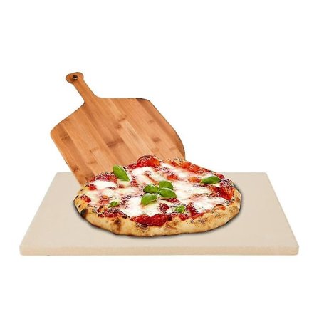 Cordieritt Pizza Stein For Autentiske Ovn-bakte Pizzaer, 45*29.5*1cm
