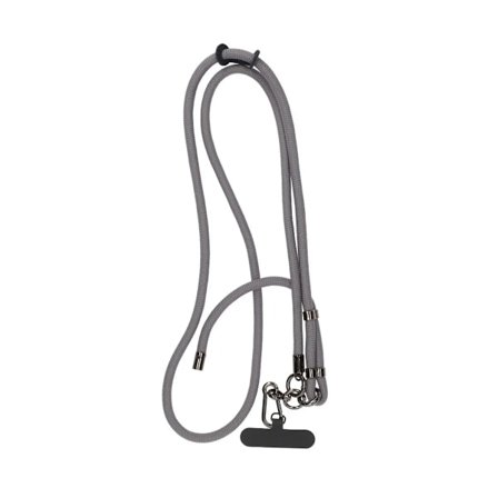 Mobile Phone Necklace Universal Adjustable - Grey