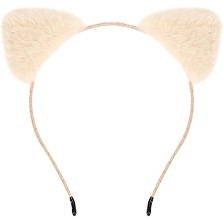 Kattører Pannebånd, Alice Katt Hårsløyfer Dyr Hårbånd Mote Hårbånd Egnet for Maskerade, Halloween