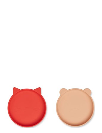 Liewood Olivia Plate - 2 Pack - Multi/patterned - ONE SIZE