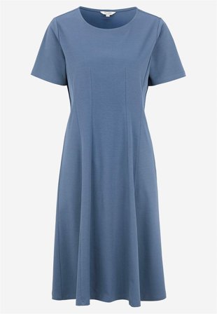Cellbes of Sweden - Stretchy Premium Jersey-kjole i blå denim for damer i størrelse 42/44