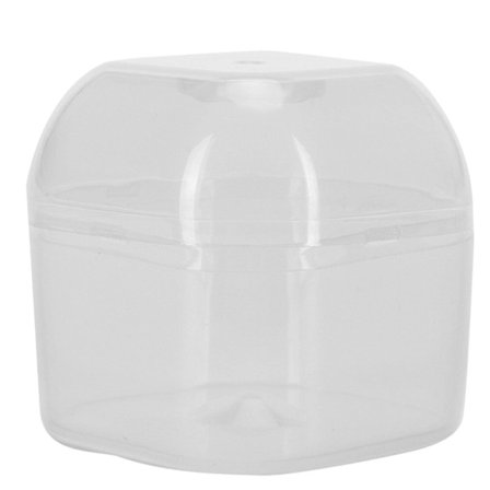 Ansiktskäklinjetränare Låda Hög Transparens Synligt Förvaringsfodral för Käklinjetränare 4 x 4 x 4 cm / 1,6 x 1,6 x 1,6 tum YMMR)