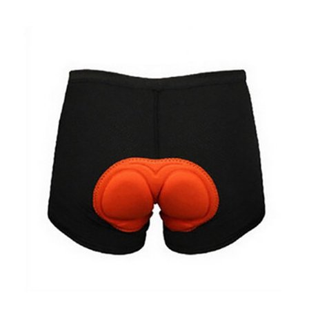 IC Sykkelshorts Undertøy Svamp Sykkelbukser 3D For tykkere svart S