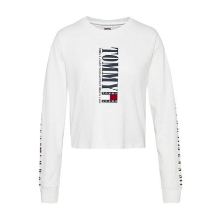 Tommy Hilfiger T-shirt , Wit , Dames , Maat: M