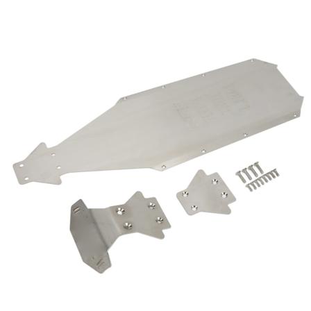 Rustfritt stål chassis rustningsbeskyttelse for Arrma Kraton EXB 1/8 RC bildeler