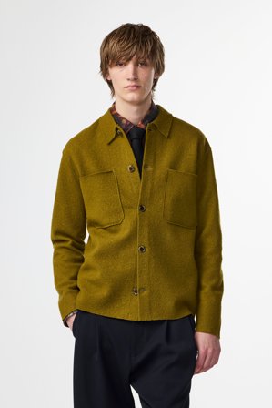 Jonas Overshirt Herr Grön Ull