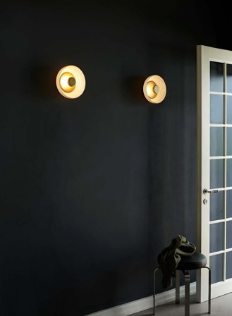 Blossi vegglampe - nordic gold/opal