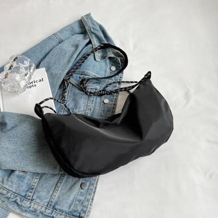 Skuldertasker Hobos Taske SORT