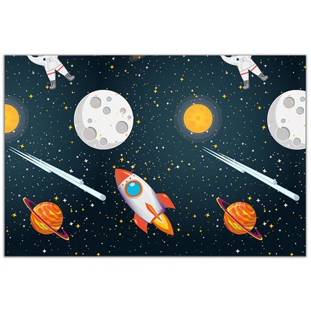 Rymdraket Bordsduk 120x180 cm