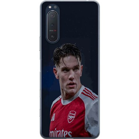 Yhteensopiva Puhelinkuori Sony Xperia 5 II Pastellivärikkäät sateenkaaret, joissa on valkoiset tähdet ja pehmeä väriero taivaallisessa unelmahimmessä