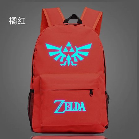 Anime Legend of Zelda Mochila Skolväska Självlysande Student Ryggsäck Stil 3 Stil 11