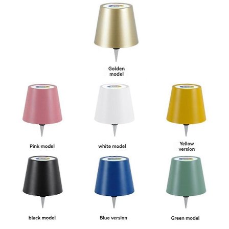 Trådlös Flasklampa RGB-lägen & 3 Färger Steglös Dimning D