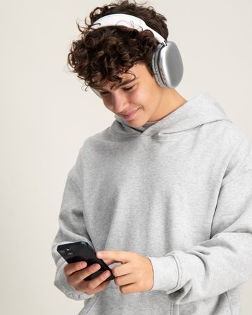 Grunt Mogo Hood Sweat Blanc Sweats à capuche Garçon - Kids Brand Store