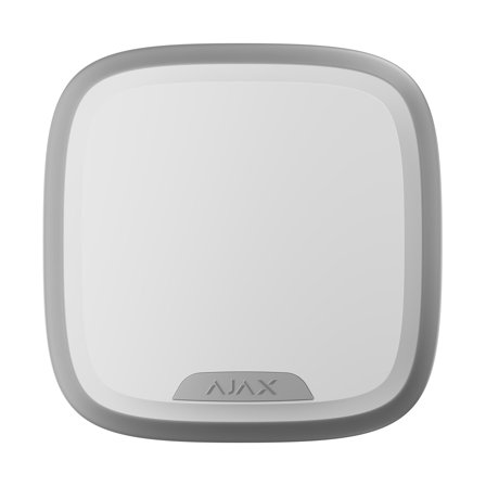 AJAX Superior StreetSiren Plus Jeweller (8PD) white | Wireless siren for outdoor and indoor use. | White