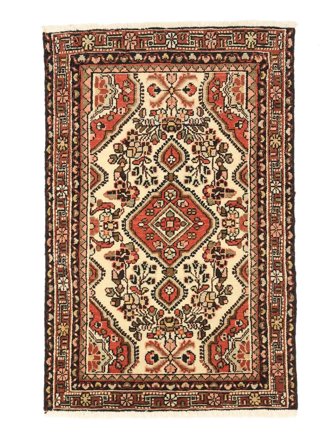 Medallion Small Hamadan Rug 75X108 Wool