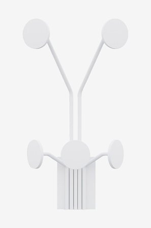 Hanah Home - Väggkrok i metall - Cleo - Vit - Småförvaring - Från Homeroom