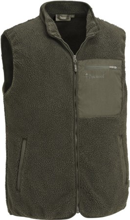 Pinewood Pile Vest Dark Green XXL