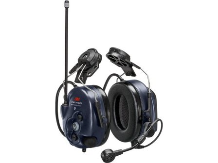 PELTOR Hjälmkåpa Litecom Plus blå - Lyreco - Skyddsutrustning - Hörselskydd - Hjälmkåpor