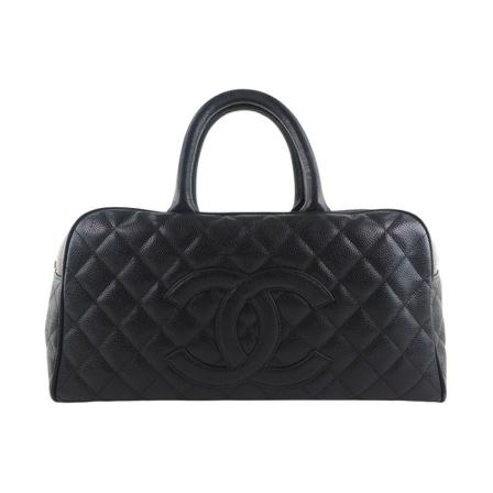 Chanel Vintage Handbags Sort, Dame Vintage Tasker, Størrelse: ONE Size