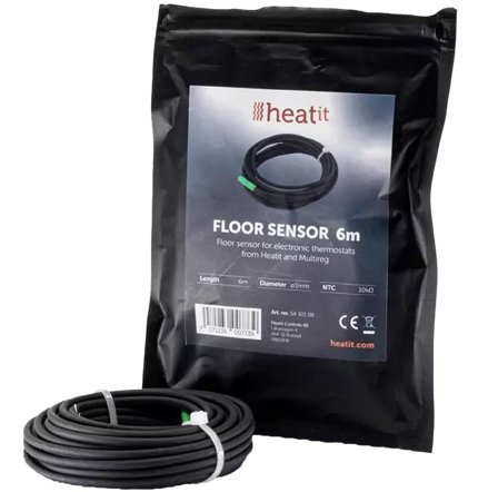 Heatit Gulvføler Ø3mm 6 meter