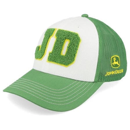 John Deere - Verde trucker Cappellino - Cotton Twill Mesh Green/White Trucker @ Hatstore